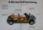 Preview: Volkswagen Golf Modellprogramm 1974 "Das kleine Golf ABC" Automobilprospekt (5188)